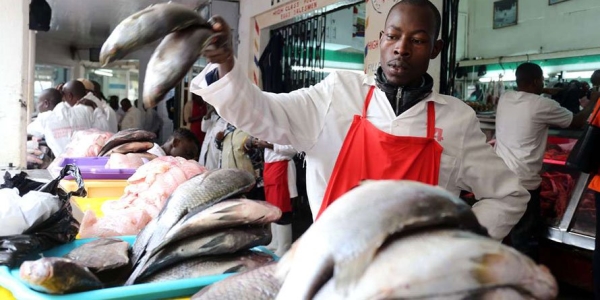 A fish seller