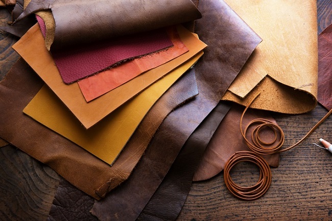 Exports of leather